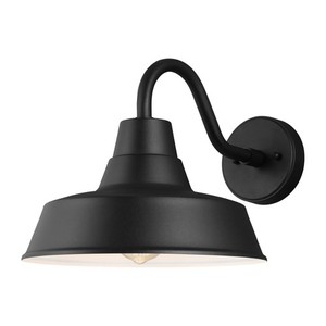 S863740112 Barn Light Entrance Outdoor Wall Light - Black