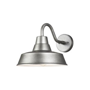 S8637401EN357 Barn Light Entrance Outdoor Wall Light - Weathered Pewter