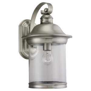 GL88082965 Hermitage Entrance Outdoor Wall Light - Antique Brushed Nickel