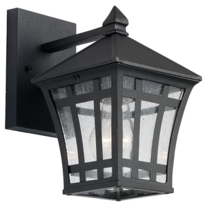 GL8813112 Herrington Entrance Outdoor Wall Light - Black