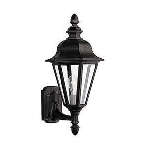 GL882412 Brentwood Entrance Outdoor Wall Light - Black