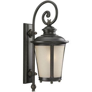 GL88242780 Cape May Entrance Outdoor Wall Light - Burled Iron