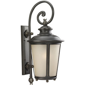 GL88243780 Cape May Entrance Outdoor Wall Light - Burled Iron