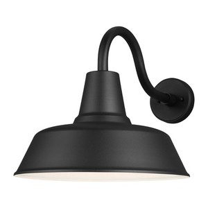 S883740112 Barn Light Entrance Outdoor Wall Light - Black