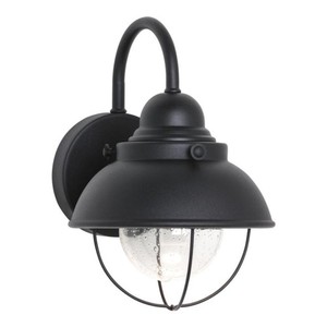 GL887093S12 Sebring Entrance Outdoor Wall Light - Black