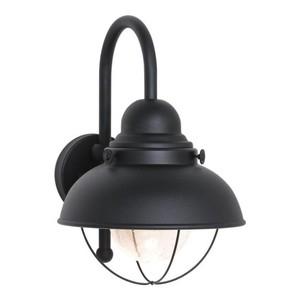 GL887193S12 Sebring Entrance Outdoor Wall Light - Black