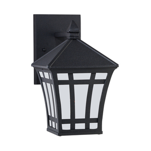 GL89131EN312 Herrington Entrance Outdoor Wall Light - Black