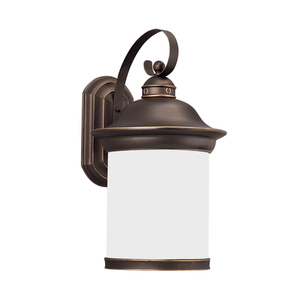 GL89193EN371 Hermitage Entrance Outdoor Wall Light - Antique Bronze