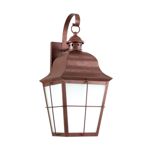 GL89273EN344 Chatham Entrance Outdoor Wall Light - Weathered Copper