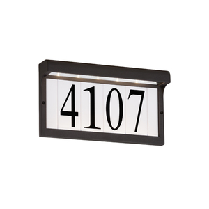 GL96091S12 Address Light Address Number Door Accessory - Black