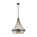 Generation Lighting S3101904EN872 Washed Pine / Stardust Mini Chandelier