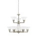 Generation Lighting GL31062EN3962 Brushed Nickel Mid Sized Chandelier