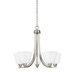 Generation Lighting GL3113005EN3962 Brushed Nickel Mini Chandelier