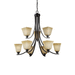 Generation Lighting GL3113009845 Flemish Bronze Mid Sized Chandelier