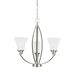 Generation Lighting GL3113203962 Brushed Nickel Mini Chandelier