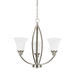 Generation Lighting GL3113203EN3962 Brushed Nickel Mini Chandelier