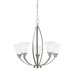 Generation Lighting GL3113205962 Brushed Nickel Mid Sized Chandelier