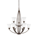 Generation Lighting GL3113209EN3715 Autumn Bronze Mid Sized Chandelier