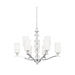 Generation Lighting GL3113409EN305 Chrome Mid Sized Chandelier