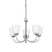 Generation Lighting GL3116605EN3962 Brushed Nickel Mini Chandelier