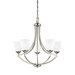 Generation Lighting GL3124505962 Brushed Nickel Mid Sized Chandelier