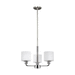 Generation Lighting GL3128803962 Brushed Nickel Mini Chandelier