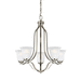 Generation Lighting GL3139005962 Brushed Nickel Mini Chandelier