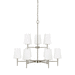 Generation Lighting GL3140409EN3962 Brushed Nickel Mid Sized Chandelier