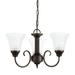 Generation Lighting GL31806782 Heirloom Bronze Mini Chandelier