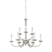 Generation Lighting GL32810EN962 Brushed Nickel Mid Sized Chandelier