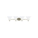 Generation Lighting GL41183EN3965 Antique Brushed Nickel 4 or more Bulb Bathroom Light