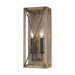 Generation Lighting S4126302EN872 Washed Pine / Weathered Iron 2 Bulb Bathroom Light