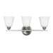 Generation Lighting GL4413003962 Brushed Nickel 3 Bulb Bathroom Light