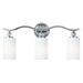 Generation Lighting GL441340305 Chrome / Optic Crystal 3 Bulb Bathroom Light