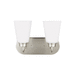 Generation Lighting GL4415202EN3962 Brushed Nickel 2 Bulb Bathroom Light