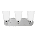 Generation Lighting GL441520305 Chrome 3 Bulb Bathroom Light