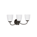 Generation Lighting GL4416603EN3782 Heirloom Bronze 3 Bulb Bathroom Light