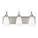 Generation Lighting GL4420203962 Brushed Nickel 3 Bulb Bathroom Light