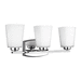 Generation Lighting GL442300305 Chrome 3 Bulb Bathroom Light