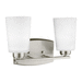 Generation Lighting GL4428902962 Brushed Nickel 2 Bulb Bathroom Light