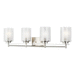 Generation Lighting S4437304962 Brushed Nickel 4 or more Bulb Bathroom Light