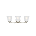 Generation Lighting GL4439003962 Brushed Nickel 3 Bulb Bathroom Light