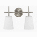 Generation Lighting GL4440402962 Brushed Nickel 2 Bulb Bathroom Light