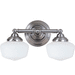 Generation Lighting GL44437962 Brushed Nickel 2 Bulb Bathroom Light