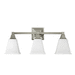 Generation Lighting GL4450403962 Brushed Nickel 3 Bulb Bathroom Light