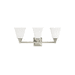 Generation Lighting GL4450403EN3962 Brushed Nickel 3 Bulb Bathroom Light