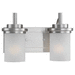 Generation Lighting GL44661962 Brushed Nickel 2 Bulb Bathroom Light