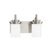 Generation Lighting GL44661EN3962 Brushed Nickel 2 Bulb Bathroom Light