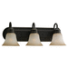 Generation Lighting GL44852782 Heirloom Bronze 3 Bulb Bathroom Light