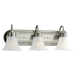 Generation Lighting GL44852965 Antique Brushed Nickel 3 Bulb Bathroom Light